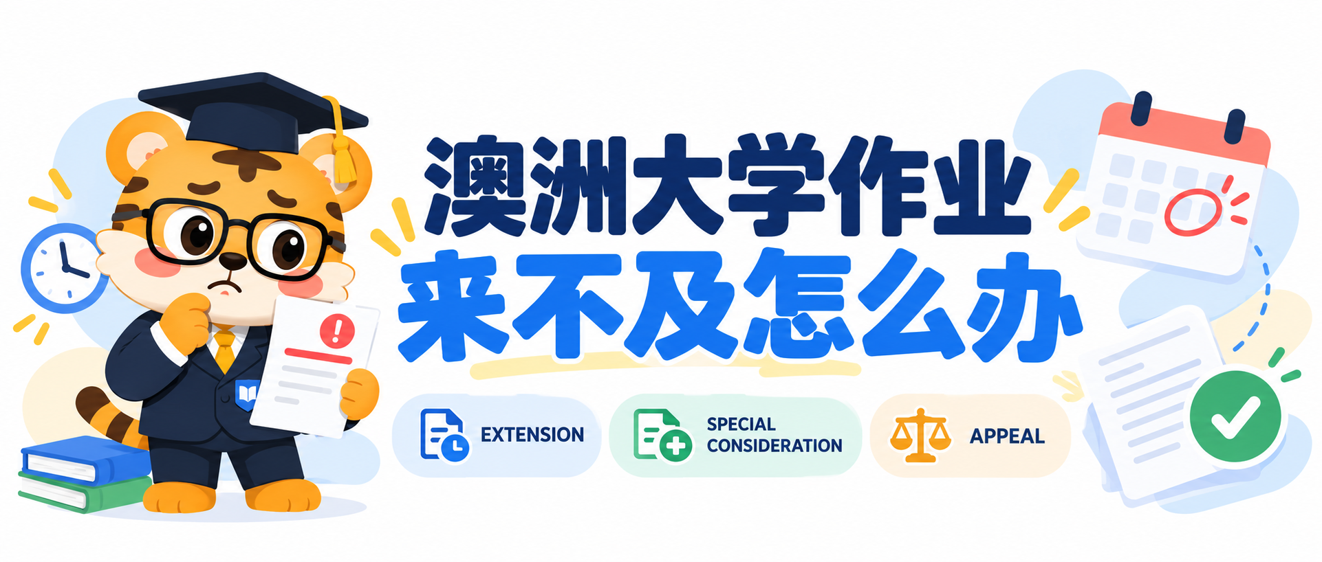 澳洲大学作业来不及怎么办?Extension、Special Consideration与申诉区别